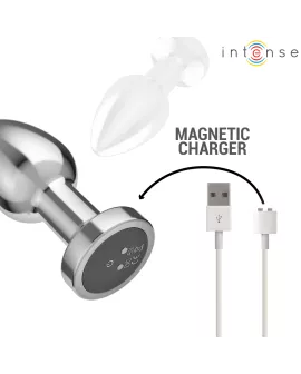 Intense Anal Plug - Metall 10 Vibrationen Fernbedienung M