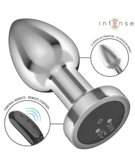 Intense Anal Plug - Metall 10 Vibrationen Fernbedienung M