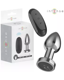 Intense Anal Plug - Metall 10 Vibrationen Fernbedienung M