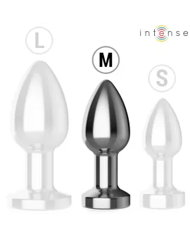 Intense Anal Plug - Metall 10 Vibrationen Fernbedienung M