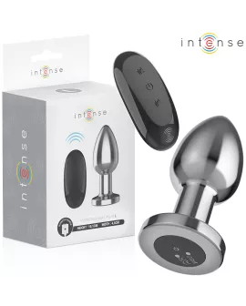 Intense Anal Plug L - Metall 10 Vibrationen Fernbedienung