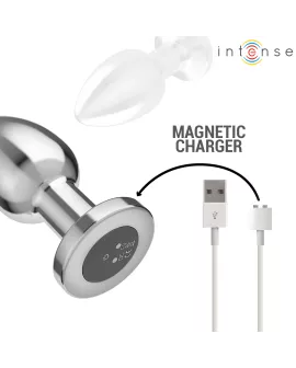 Intense Anal Plug L - Metall 10 Vibrationen Fernbedienung