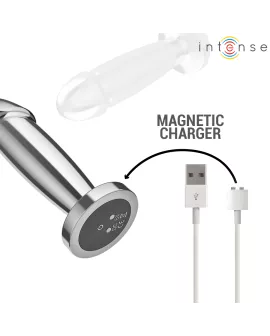 Intense Anal Plug - Metall Dildo 10 Vibrationen Fernbedienung S