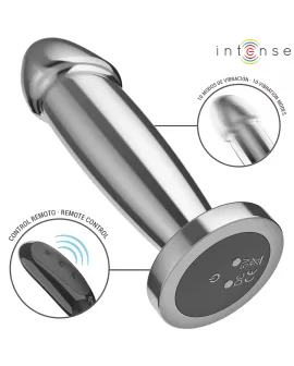 Intense Anal Plug - Metall Dildo 10 Vibrationen Fernbedienung S