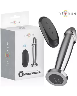 Intense Anal Plug - 10 Vibrationen Metall Dildo Fernbedienung M