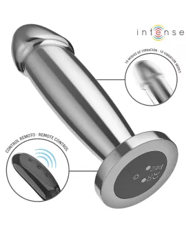 Intense Anal Plug - 10 Vibrationen Metall Dildo Fernbedienung M