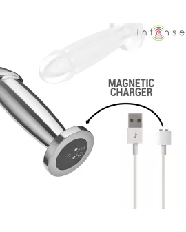 Intense Anal Plug - 10 Vibrationen Metall Dildo Fernbedienung M