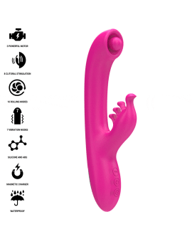 Multifunktions-Rabbit-Vibrator Christina Intense Rosa 22,5 cm