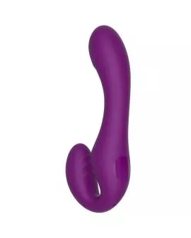 XOCOON Strapless Strap-On Vibrator - Lila mit Fernbedienung