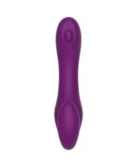 XOCOON Strapless Strap-On Vibrator - Lila mit Fernbedienung