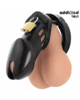 Addicted Toys - Locked Obsidian Hold Peniskäfig Größe M
