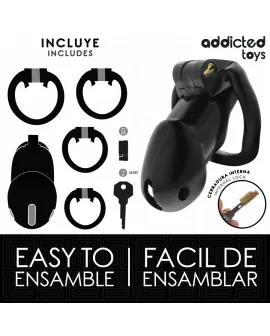 Addicted Toys Locked - Mindnight Cell Peniskäfig Größe L