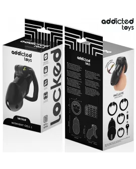 Addicted Toys Locked - Mindnight Cell Peniskäfig Größe L