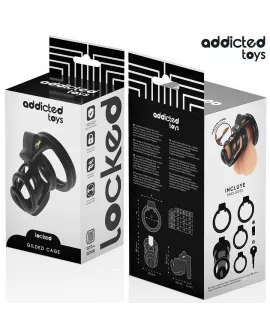Addicted Toys Locked - Gilden Cage Peniskäfig 8,5 cm