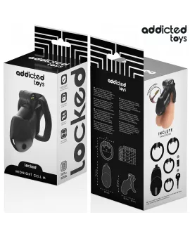 Addicted Toys Locked - Mindnight Cell Peniskäfig 4.2 cm Größe M