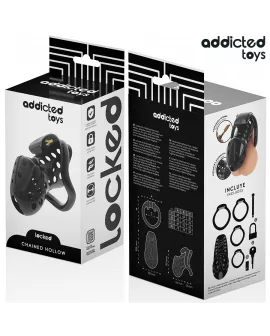Addicted Toys Locked - Angeketteter Hohlpensikäfig 10,5 cm