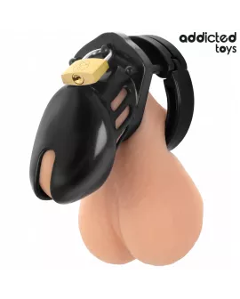 Addicted Toys - Locked Obsidian Hold Peniskäfig Größe S