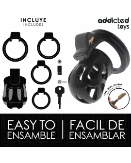 ADDICTED TOYS - Locked Silent Keep Peniskäfig 7,5 cm