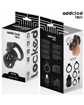 ADDICTED TOYS - Locked Silent Keep Peniskäfig 7,5 cm