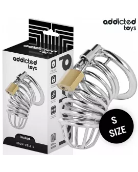 ADDICTED TOYS LOCKED - IRON CELL METALL-PENISKÄFIG 4 CM GRÖSSE S