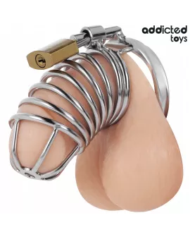 ADDICTED TOYS LOCKED - IRON CELL METALL-PENISKÄFIG 4 CM GRÖSSE S