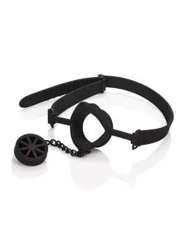 Calexotics Scandal - Gag mit schwarzem Silikon-Plug