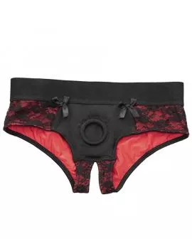 Calexotics - Scandal Crotchless Panties Set mit Dildo