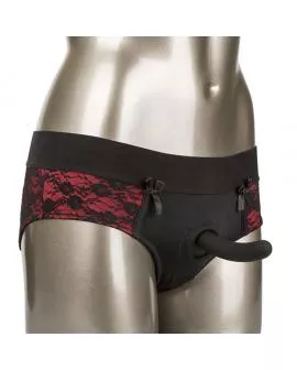 Calexotics - Scandal Crotchless Panties Set mit Dildo