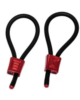 Electrastim - Prestige Electra Loops Verstellbare Cockringe Rot