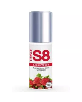 STIMUL8 - S8 Erdbeere Gleitgel für Erotik 125 ml