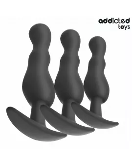 ADDICTED TOYS - 3ER-SET ANALPLUG MODELL 1