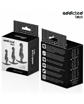 ADDICTED TOYS - 3ER-SET ANALPLUG MODELL 1