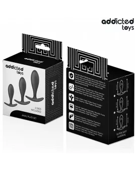 ADDICTED TOYS - 3er-Set Analplug Modell 2