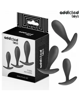 ADDICTED TOYS - 3ER-SET ANALPLUG MODELL 2