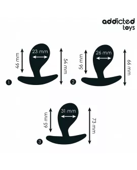 Addicted Toys - 3er-Set Analplug Modell 3
