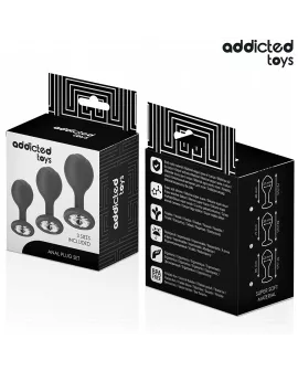 Addicted Toys - 3er-Set Analplug mit Juwel