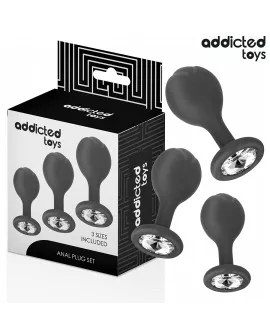 Addicted Toys - 3er-Set Analplug mit Juwel