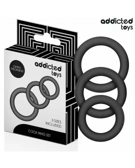 ADDICTED TOYS - SET SILIKONRINGE MODELL 1