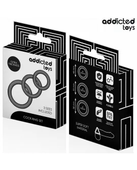 ADDICTED TOYS - SET SILIKONRINGE MODELL 1
