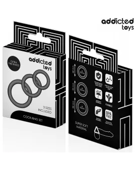 Addicted Toys - Silikonringe Set Modell 1