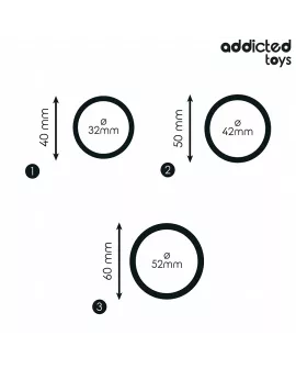 ADDICTED TOYS - Silikonringe Set Modell 2