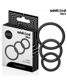 ADDICTED TOYS - SET SILIKONRINGE MODELL 2