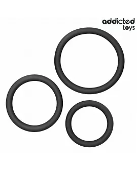 ADDICTED TOYS - SET SILIKONRINGE MODELL 2