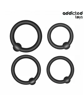 ADDICTED TOYS - SET AUS DRUCKRINGEN AUS SILIKON