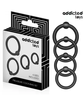 Addicted Toys - Set aus Druckringen aus Silikon