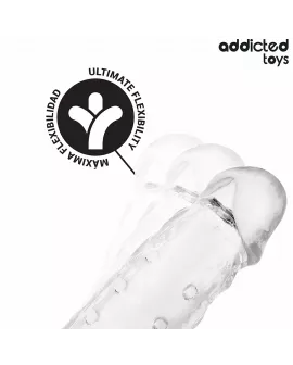 ADDICTED TOYS - TRANSPARENTE PENISHÜLSE GRÖSSE M 27 CM