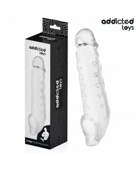 ADDICTED TOYS - TRANSPARENTE PENISHÜLSE GRÖSSE M 27 CM
