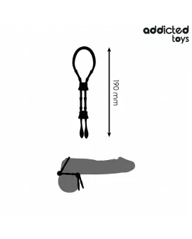 Addicted Toys - Verstellbares Silikonseil für den Penis