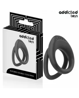 ADDICTED TOYS - DOPPELT STRUKTURIERTER PENISRING