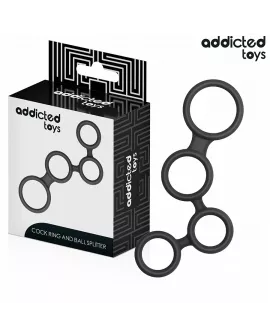 ADDICTED TOYS - PENISRING MIT TEILERN FÜR HODEN